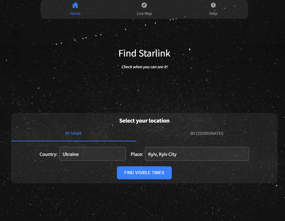 "Поїзд" Ілона Маска онлайн. 5 додатків, які допоможуть побачити супутники Starlink в небі